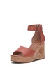 Lucky Brand Womens LKHIMMY Leather Dressy Wedge Sandals