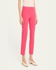 Frankie Straight-Leg Cotton-Stretch Cropped Pants