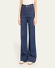 Ms. Onassis V-High Rise Wide-Leg Jeans