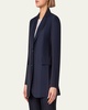 Alvina Blackwatch Seersucker Blazer Jacket