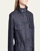 Iconic Mini Denim Traveler Coat