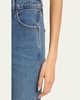 Dylan Straight-Leg Cuffed Jeans