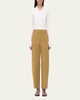 Curved Chino Cropped Pants