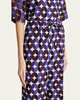 Puvis Printed Straight-Leg Pants