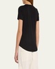 Cindy V-Neck Short-Sleeve Pima Cotton Tee