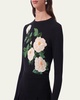 Floral Intarsia Wool Sweater