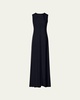 Sleeveless Crepe Gown