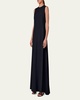 Sleeveless Crepe Gown