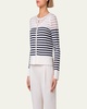 Wool Blend Kodak Stripes Knit Cardigan