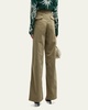 Sofie Wide-Leg Chino Pants