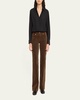 Kyle Velvet Flare Trousers