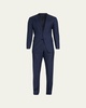 Men's Super 150s Wool-Silk Plaid Suit