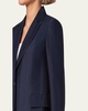 Alvina Blackwatch Seersucker Blazer Jacket