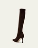 Pamfilo Suede Stiletto Tall Boots