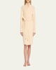 Shawl-Collar Jersey Robe