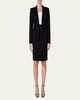 Wool Jersey Tailored Blazer Jacket