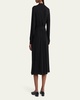 Hattie Sable Silk Crepe Shirtdress