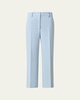 Flora Denim Cropped Wide-Leg Pants