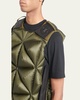 Moncler x Pharrell Williams Men's Holly Triangle Quilt Puffer Vest