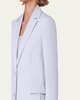 Alvina Seersucker Silk-Blend Jacket