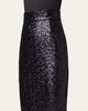 Sequin Jersey Pencil Skirt