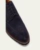 Men's Libertino Suede Wingtip Derby Shoes