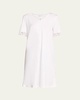 Moments Short Sleeve Lace Cotton Nightgown