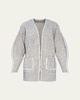 Whip Stitch Merino Wool Cardigan