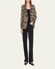 Sarai Floral-Print Single-Button Jacket