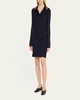 Myth Polo Ribbed Wool Shirtdress