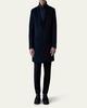 Men's Wool Topcoat with Removable Down Bib