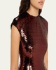 Kristen Sequined Shard Sculpted Dress