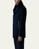 Men's Cole Wool Peacoat with Shearling Collar