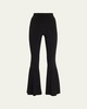 Fishtail High-Waisted Flare Pants