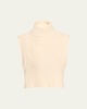 Maple Wool & Cashmere Sleeveless Turtleneck Top