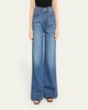 Ms. Onassis V-High Rise Wide-Leg Jeans