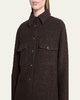 John Austin Cashmere Shirt Jacket