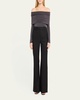 Jaida Flare Pintuck Pants