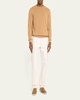 Men's Vicuna Wool Crewneck Sweater