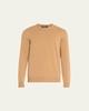 Men's Vicuna Wool Crewneck Sweater