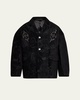 Men's Embellished Boxy Armour Tapestry Jacket