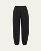 Front Button Placket Wool Trousers