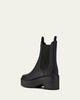 Reggie Leather Chelsea Ankle Booties