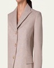 Tyson Prince of Wales Wool Jacket, Beige