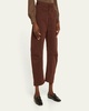 Shon Mid-Rise Cropped Pants