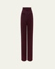 Tailored Wool Suiting Pleated Trousers