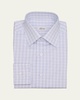 Men's Cotton Twill Check Dress Shirt