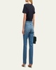 Daniela High Rise Straight-Leg Jeans