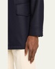 Men's Traveller Stand-Collar Wool Utility Coat