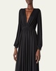 Bianca Jersey Puff-Sleeve Maxi Dress